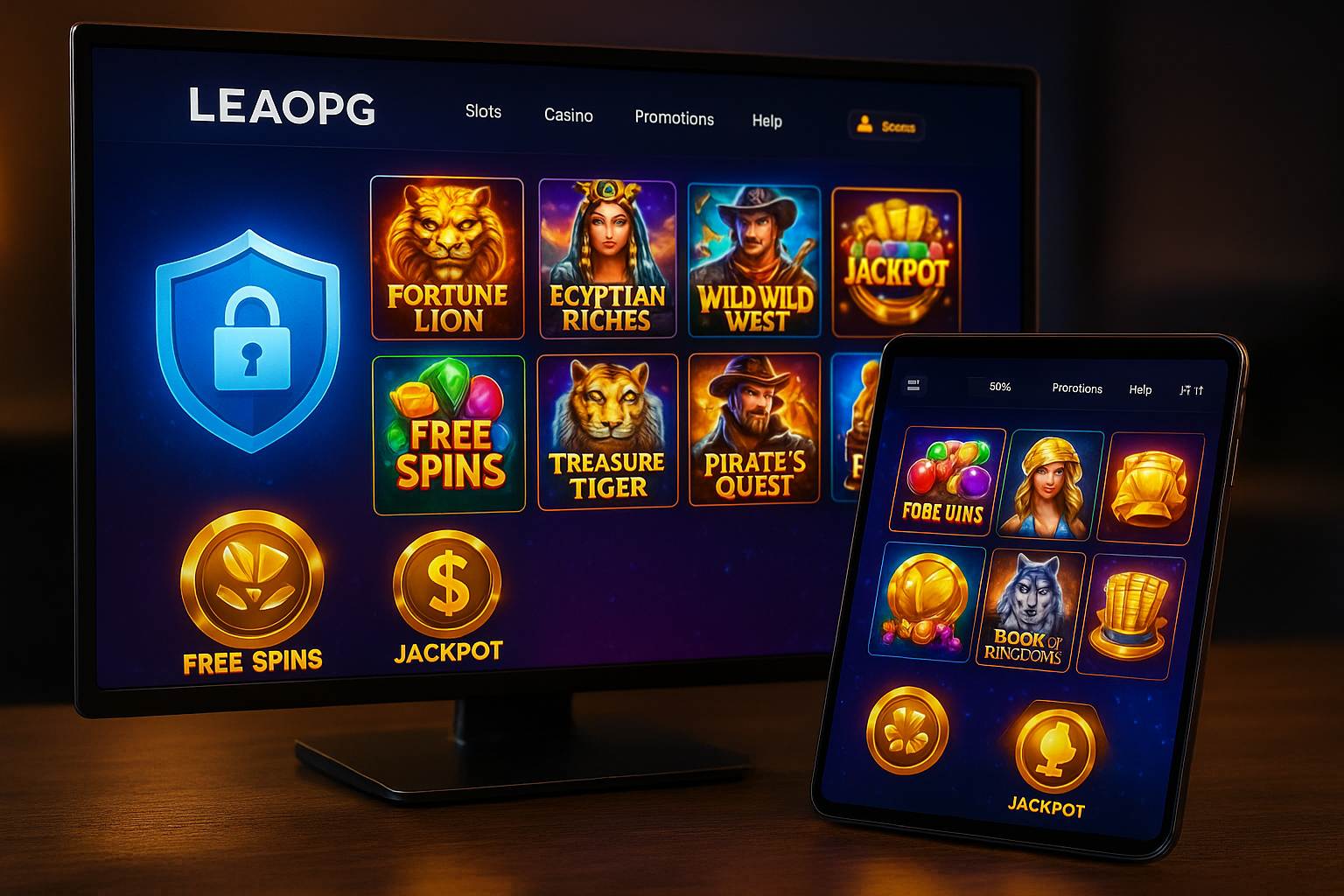 Jogos de Slot no Casino Online LEAOPG