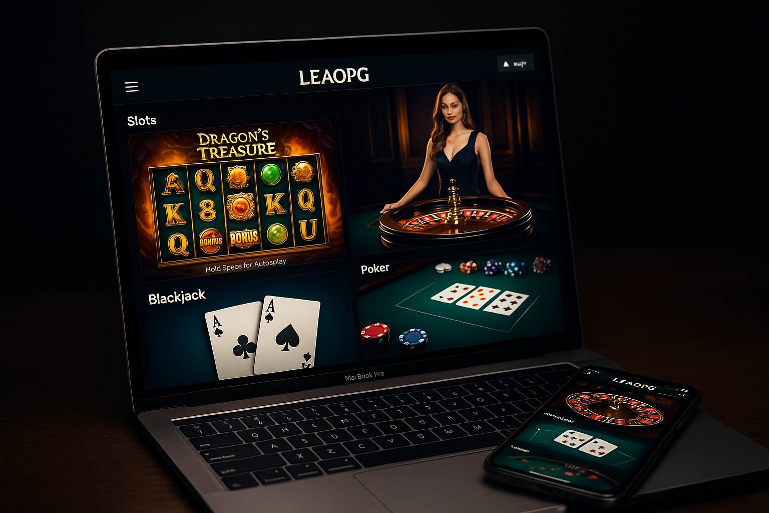 Jogos de cassino online LEAOPG