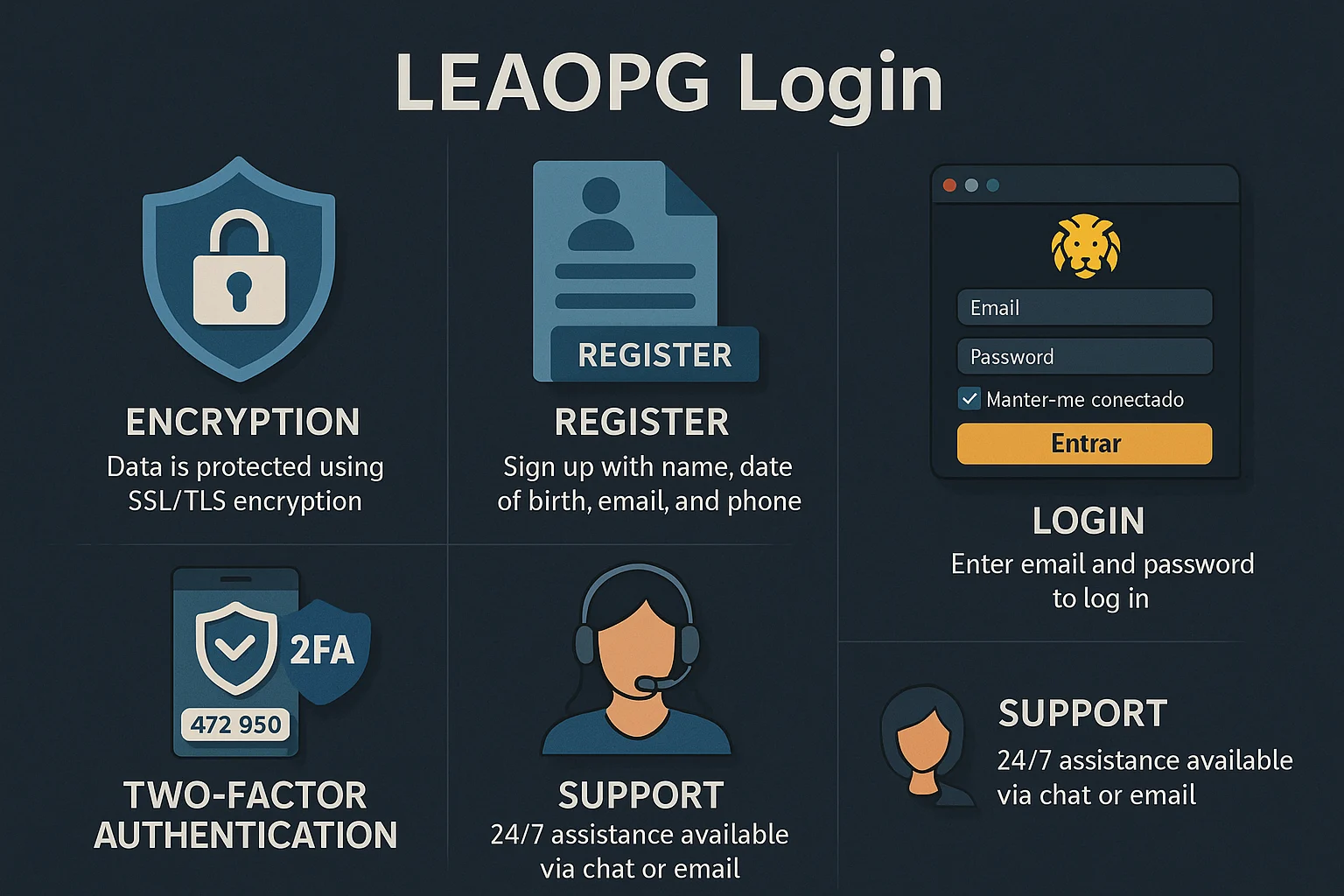 Registro na LEAOPG Garante Acesso a uma Vasta Seleção de jogo